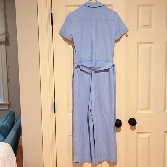 Jcrew linen and belted size 00 jumpsuit! - Picture 2 of 2